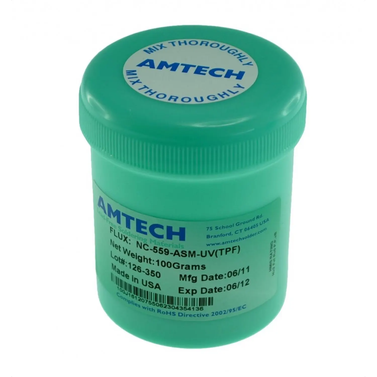 Горшок 100CC AMTECH NC-559-ASM-TPF(UV) припой флюс