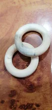 Color Natural de 2-6cm de madera colgante de cuentas conectores círculos anillos de cuentas de madera Natural sin acabado adorno colgante en la pared