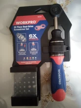 WORKPRO 32 in 1  6X Speed Screwdriver with Bits Set Home Repair Tool Free Shipping