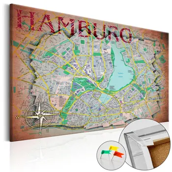

Pictures of Cork-Hamburg [Cork Map] - 90x60 cm