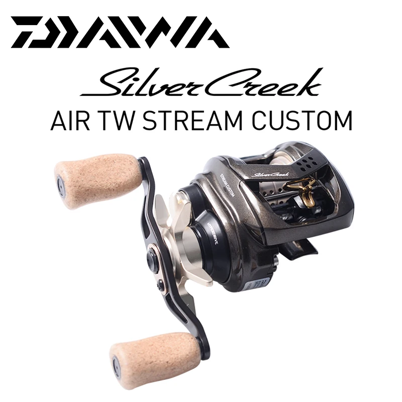 

2022 New Original DAIWA SILVER CREEK AIR TW Baitcast Fishing Reels STREAM CUSTOM 8.5R 8.5L Low Profile Slatwater Reel Fishing