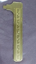 Measuring-Ruler Brass-Caliper Vernier Dual-Scale Retro Mini High-Quality Portable Pure-Copper