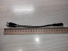 Cable divisor de potencia de 2,1x5,5mm para cámara CCTV, accesorios de seguridad DVR, tira de luz LED, CC 1 hembra a 2 macho