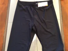 Anfilia-pantalones Capris de natación para mujer, de cintura alta Tankini, inferior, traje de baño, Capris, pantalones deportivos para playa