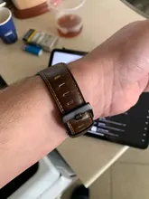 Correa de cuero de vaca Retro para Apple watch banda 44mm 40mm iWatch banda 42mm 38mm reloj pulsera Apple watch 5 4 3 21 38/42 44mm