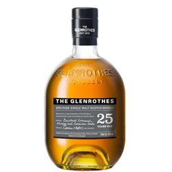 GLENROTHES 25 AÑOS - WHISKY - BOTELLA 0.7 L - Whisky escocés single malt elaborado por Glenrothes en Speyside (Escocia)