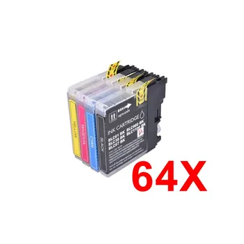 

Ink cartridge Pack 64 x BROTHER LC1100 LC980 Compatible