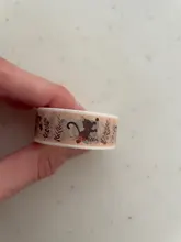 10m * 15mm creativo gato y mariposa, Cinta adhesiva Washi cinta de la Oficina de la escuela suministros bricolaje Scrapbooking decorativo cinta adhesivo