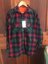 Plaid Shirt Tops Check Blouse Velvet Warm Long Winter Women's Blusas Female Full-Sleeve