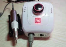 Lima eléctrica para uñas, herramienta para manicura, accesorio de la máquina, 35000 RPM