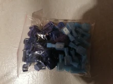 Wire-Connectors Lock Electrical-Cable Crimpingwaterproof Quick-Type Insulated 50pcs Straight