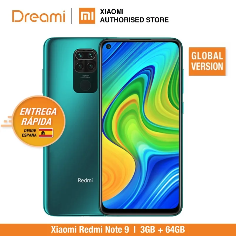 Global Version Xiaomi Redmi Note 9 3GB RAM 64GB ROM (Brand New / Sealed) redminote9, note9, Smartphone mobile Global Version Xiaomi Redmi Note 9 3GB RAM 64GB ROM (Brand New / Sealed) redminote9, note9, Smartphone mobile