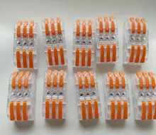 Cable-Connectors Push-In-Terminal-Block Fast-Wire Universal 222 Spl-2/3 223 Compact