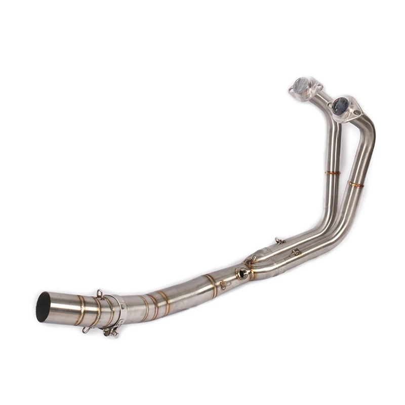 Slip On Motorcycle Exhaust Front Link Pipe And 51mm Muffler Stainless Steel Exhaust System For Kawasaki Ninja400 250 2017-2021 - Image 4
