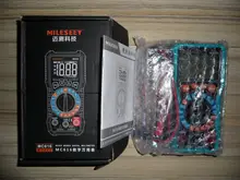 Mileseey-multímetro Digital NCV de rango automático, medidor de voltaje CA/CC, luz Flash, pantalla grande