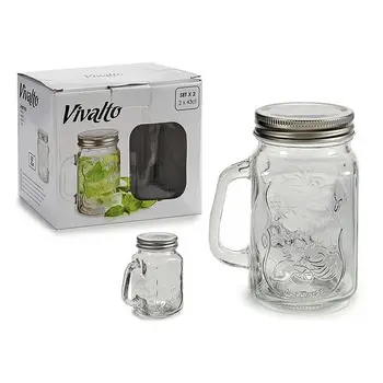 

Set of jugs Vivalto (2 Pieces) (7,5 x 13 x 10 cm)