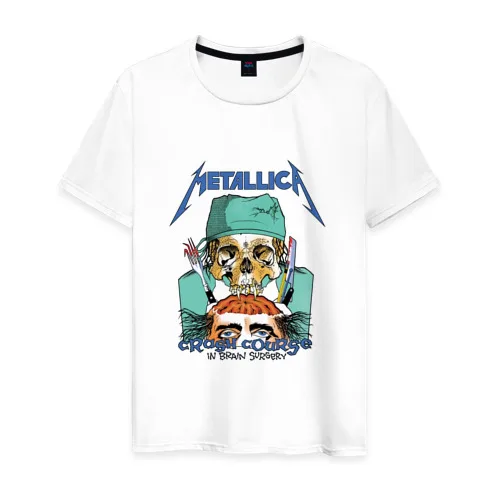 Мужская футболка хлопок Metallica crash course | одежда