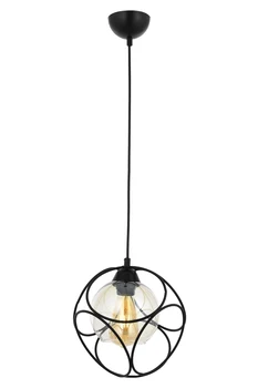 

AVONNI AV-65196-1BSY Black Painted Modern Chandelier, E27, Metal