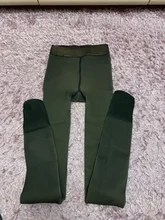 Polainas de invierno cálidas para mujer, Leggings ajustados de cintura alta, transparentes, de terciopelo, para invierno, novedad de 2020