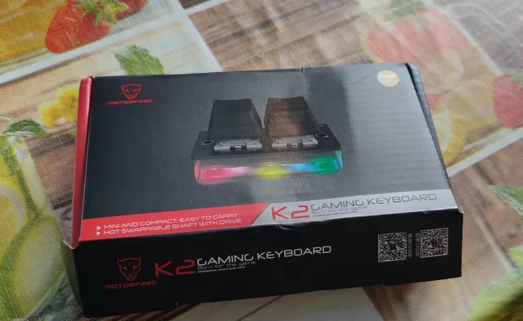 Motospeed K2 Mechanical Keyboard Professional OSU Two Key Keyboard photo review