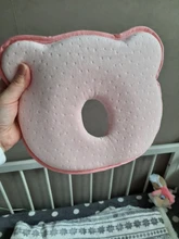 Almohada para Recién Nacido suave bebé enfermería previene la memoria de la cabeza plana cojín de espuma que forma la almohada posicionador para dormir proteger