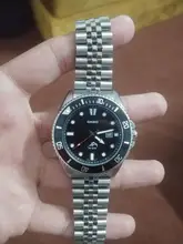 Correa de reloj de acero inoxidable, 20 y 22mm, Correa con extremo curvado, hebilla plegable, cierre de pulsera, pulsera plateada para Seiko, accesorios para reloj