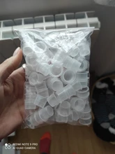 Tazas de tinta de tatuaje de tamaño 9/12/15MM, suministro de tapas, accesorio de tatuaje permanente profesional para máquina de tatuaje, 100 Uds.