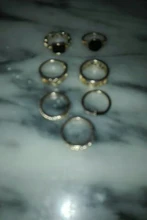 Docona-Conjunto de anillos de hojas bohemios para mujer, 9 Uds./1set de diamantes de imitación dorados y verdes, conjunto de anillos geométricos con tallado de cristal, conjunto de anillos Midi de nudillo 7120