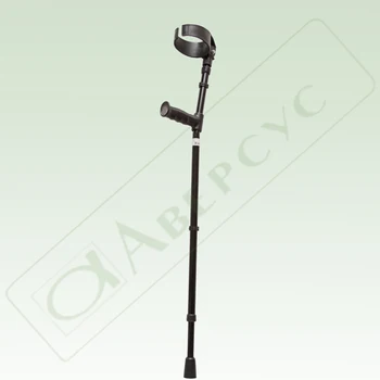 

Арт.25. Crutch elbow with adjustable height sections, with movable cuff, хомутная height adjustment.