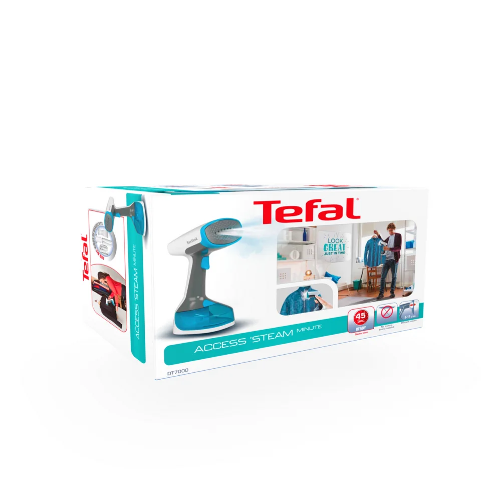 tefal access steam minute dt7000 handheld garment steamer