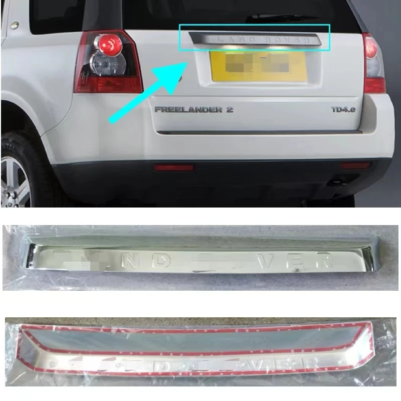 Rear Trunk Lid Tailgate Abs Chrome Molding Trim For Freelander 2 Lr2