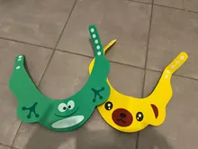 Gorro de champú para bebé, gorro con visera de baño para niños, protector ajustable, impermeable, protección para ojos