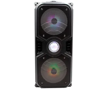 

LAUSON LLX33 BLACK PORTABLE WIRELESS SPEAKER 70W BLUETOOTH KARAOKE FM LIGHTS USB SD