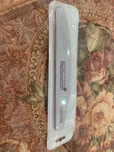 Lima de uñas en forma de media luna, pulidor lavable, lijar y pulir, pedicura, herramientas de arte de uñas, 1 ud.