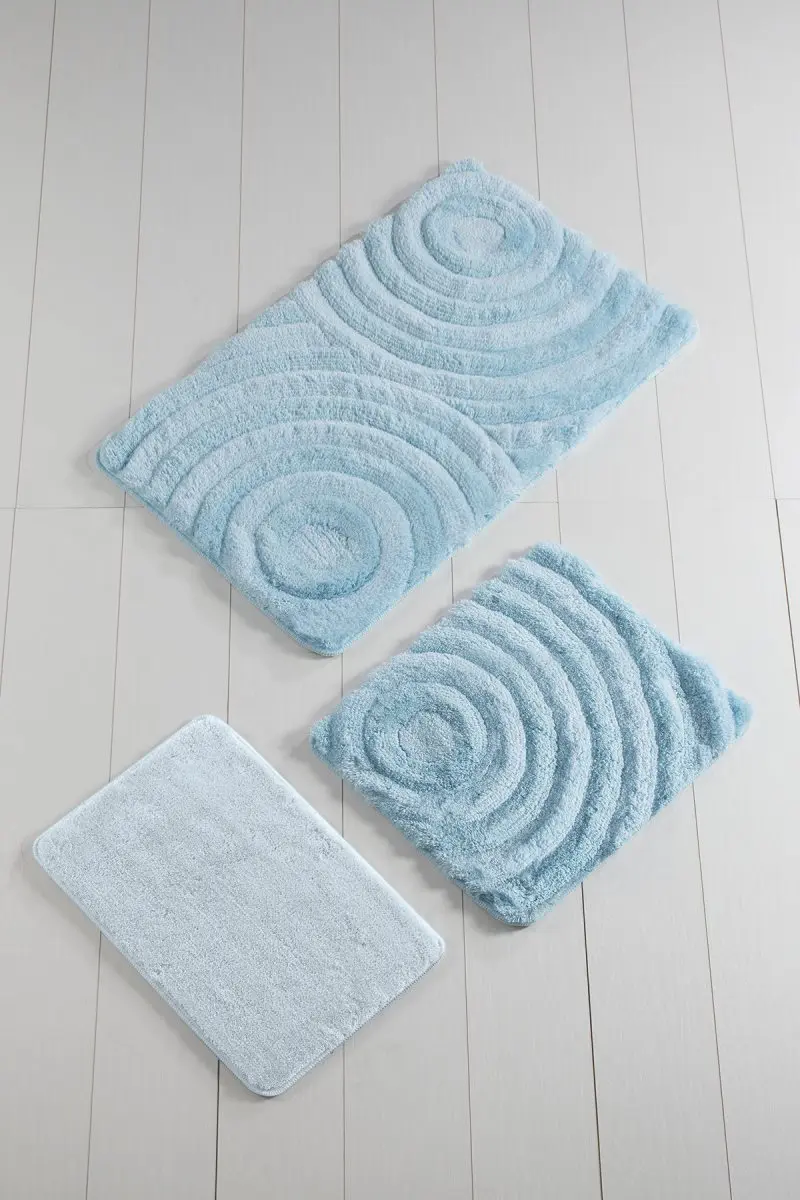 Коврик для ванной-коврики | коврик для ванной нескользящие Противоскользящие коврики волна 3л мятный набор 60X100 cm-50X60 Cm-40X60 см