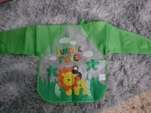 Baberos adorables para bebé, delantal impermeable de manga larga, bata babero de alimentación para niños, ropa de eructo, ropa suave para comer, Baberos Bavoir