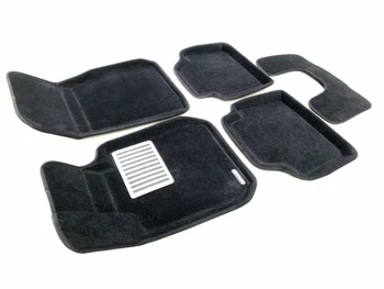 

Textile 3D mats euromat3d luxe in the salon for BMW 3 (F30) (2010-) with a metal heel