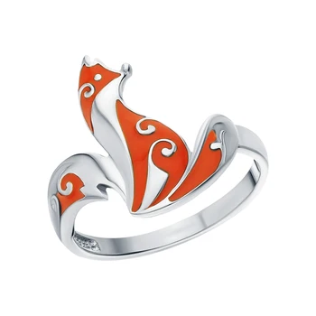

Silver ring with sunlight enamel sample 925 test