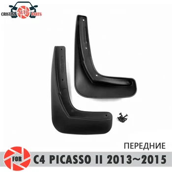 

Car mud flaps for Citroen C4 Picasso 2013~2015 mudflaps splash guards mud flap front mudguards fender car accessories