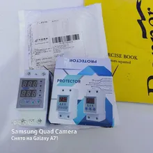 Under-Voltage-Protective-Device Relay Protector Current Din Rail 63A Over-Voltage Dual-Display