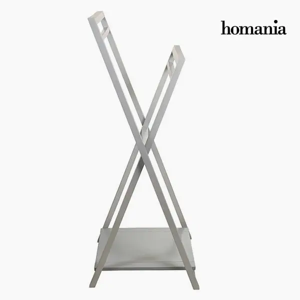Free-Standing Towel Rack Acacia Grey by Homania
