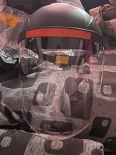 Mascarilla facial transparente antisaliva a prueba de viento y polvo, Protector de seguridad para el rostro, visera de repuesto, protección de las vías respiratorias, PVC