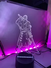 Led-Night-Light Table-Lamp Zoro-Figure Bedroom-Decoration Roronoa Bedside Anime Japanese