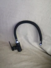 Kitchen Faucet FRAP Hot-Water White Flexible Taps Single-Handle Modern-Style Black-Color