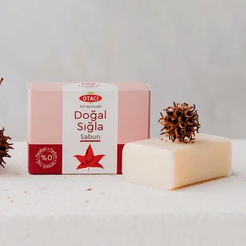 

Natural Sweetgum and Olive Soap For Face Hand Body Healthy Care Turkish Otaci Brand %100 Original
