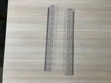 Filofax-Reglas para libreta A4, A5, A6, B5, planificador para 6 agujeros, espiral, herramientas, escuela y suministros educativos, 2 uds.