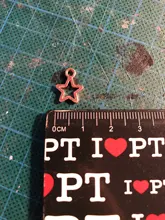 Colgante de aleación de zinc de estrella antigua Vintage, 60 uds., adecuado para pulsera, collar, accesorios de joyería de metal 6567