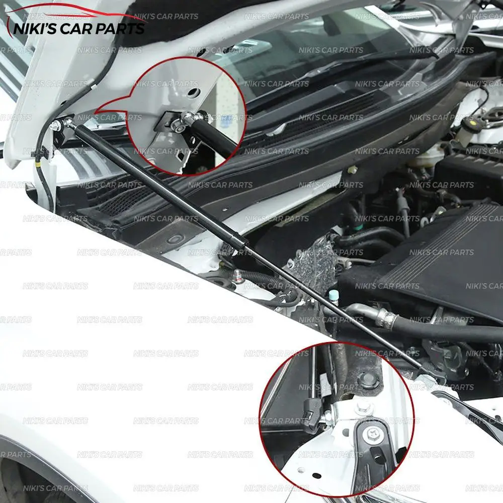Стойки амортизатора капота для Mitsubishi Outlander 2013- нержавеющая сталь 1 комплект / 2 шт. литье украшение автомобиля Стайлинг внешний
