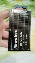 20 unids/set 0,3mm-1,6mm de acero de alta velocidad Set de puntas de taladro en espiral Micro HSS broca con el caso