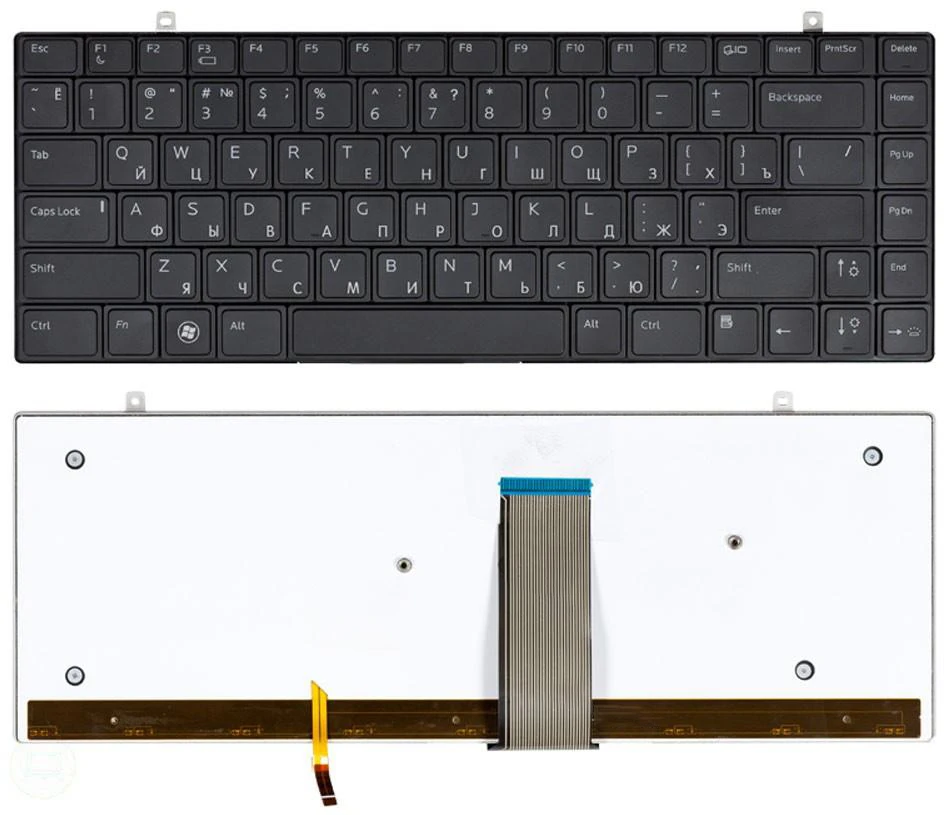 Laptop keyboard for Dell Studio XPS 1645 1647 1340 1640 black with backlit | Компьютеры и офис